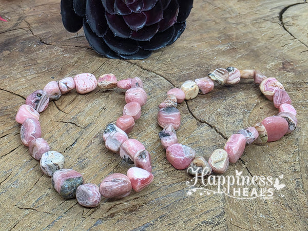 Rhodochrosite Nugget Bracelet 🌸