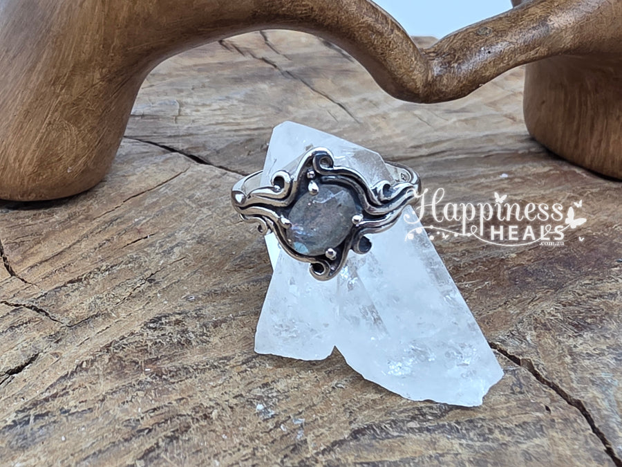 Labradorite Ring - Size 9