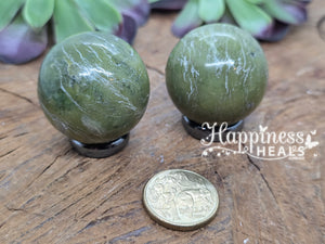Nephrite Jade Spheres - 40mm