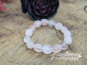 Rose Quartz Nugget Bracelet