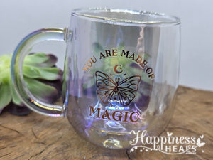 "You Are Made of Magic" Double Walled Glass Mug ✨☕
