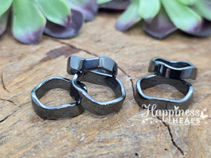 Hematite Rings