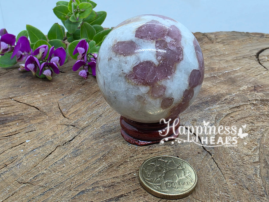 Pink Tourmaline Sphere