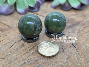 Nephrite Jade Spheres -30mm