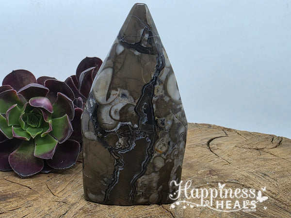 Fluorescent Agate Flame