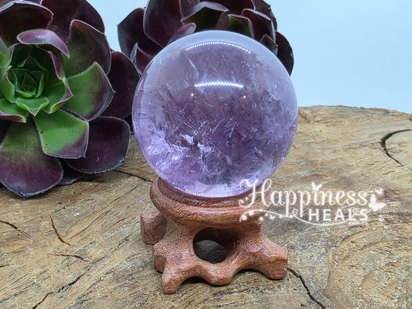 Amethyst Sphere – Peace, Protection & Spiritual Connection 💜🔮