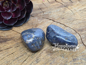 Sapphire (Tumbled) – Wisdom, Protection & Mental Clarity 🔵