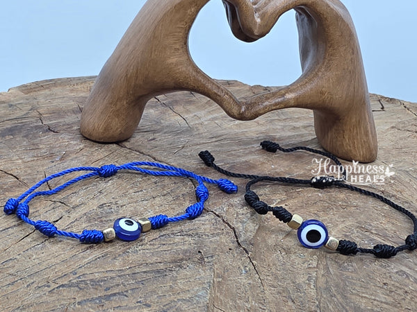 Pulsera Cotten Mano de Fátima con Ojo Maligno
