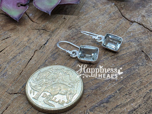 Green Amethyst Earrings