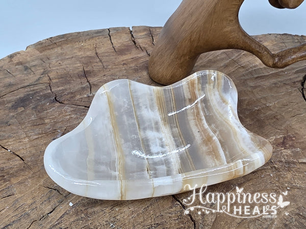White Aragonite  Bowl