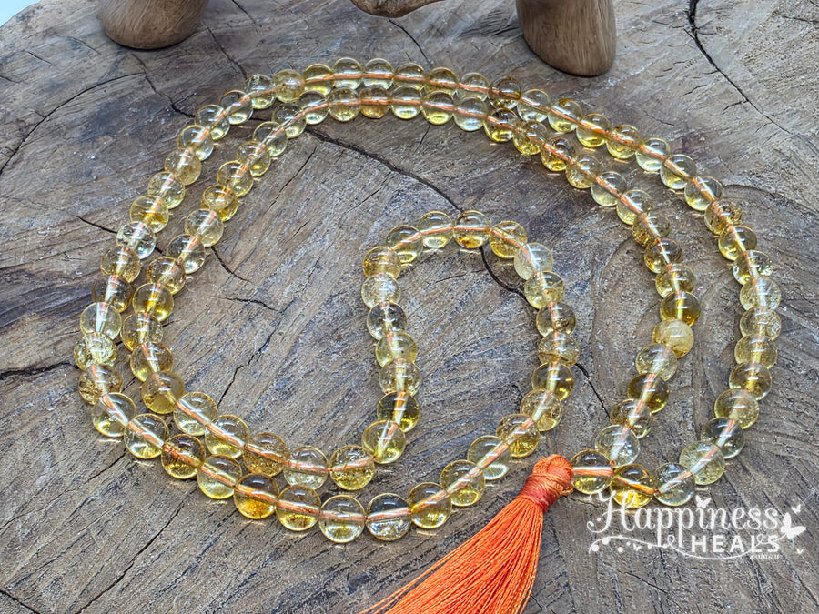 Citrine Mala Beads