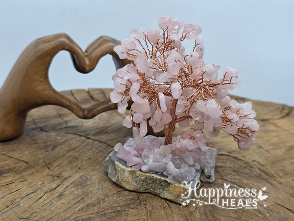 Rose Quartz Crystal Tree