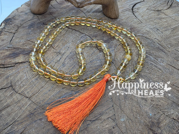 Citrine Mala Beads