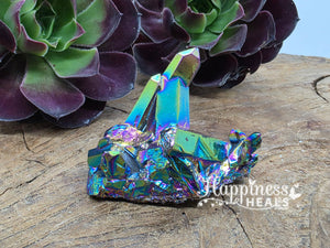 Rainbow Quartz Points