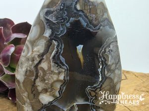 Fluorescent Agate Flame