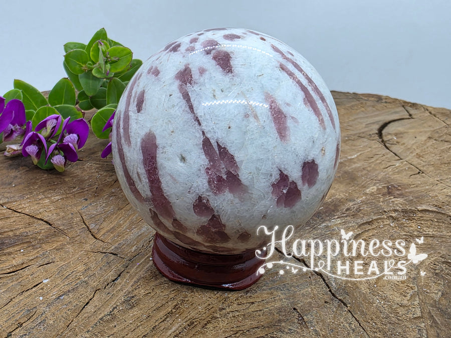 Pink Tourmaline Sphere