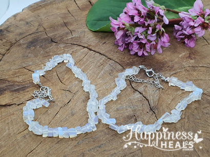 Opalite Chip Anklet