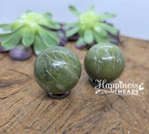 Nephrite Jade Spheres - 40mm