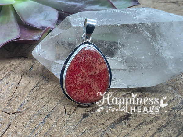 Red Coral Pendant