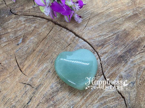 Green Aventurine Heart