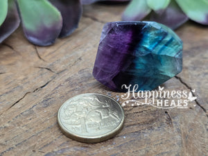 Fluorite Faceted Crystal🌈🔷