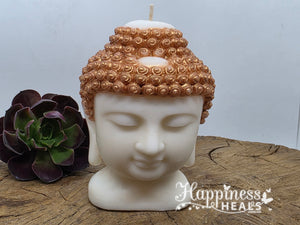 Buddha Bust Candle – Calm, Clarity & Sacred Ambience 🕯️🧘‍♂️