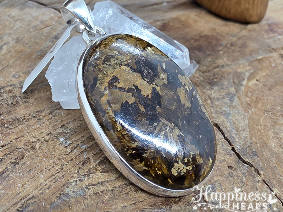 Bronzite Pendant