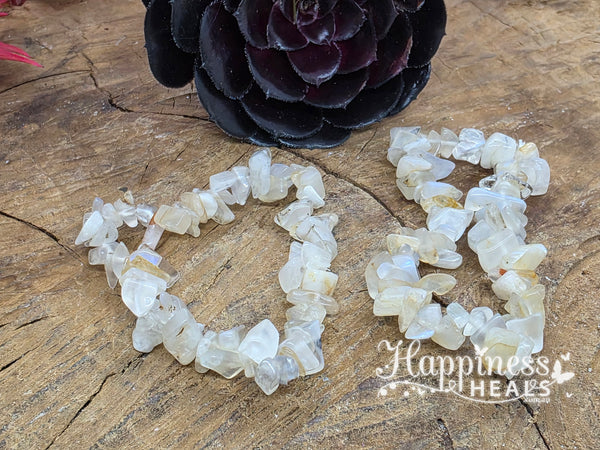 Moonstone Chip Bracelet