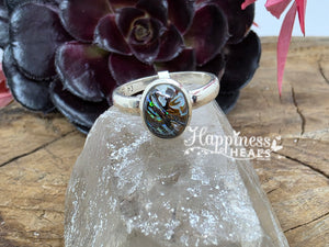 Boulder Opal Ring - Size: 6.5