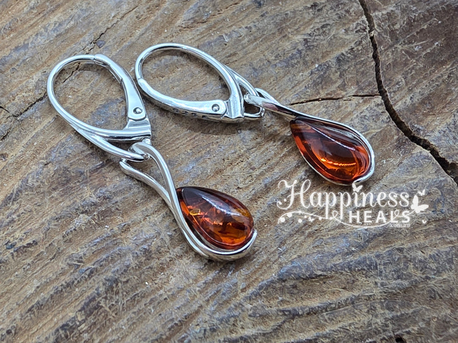 Amber Earrings