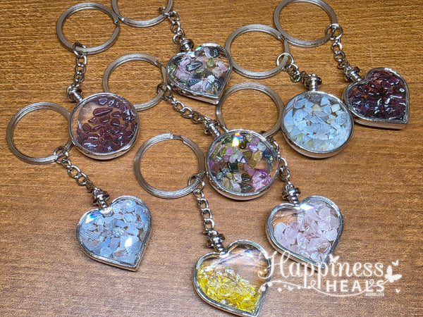 Chip Crystal Keyring