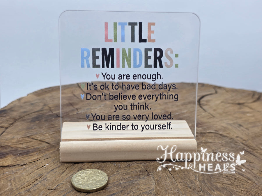 Little Reminders Positive Plaque