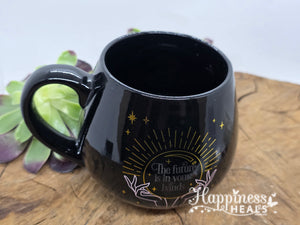 Fortune Teller Colour Changing Mug – Black 🔮☕