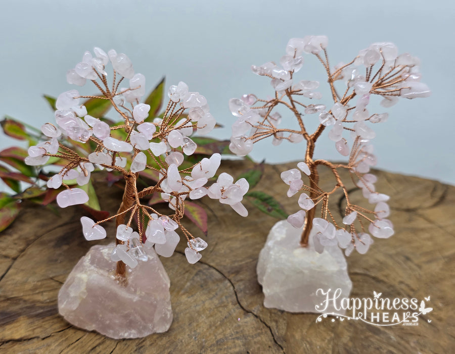 Rose Quartz Chip Tree