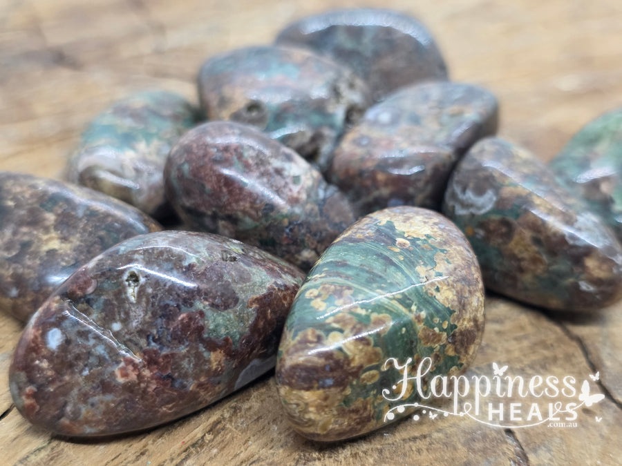 Green Leopardskin Jasper