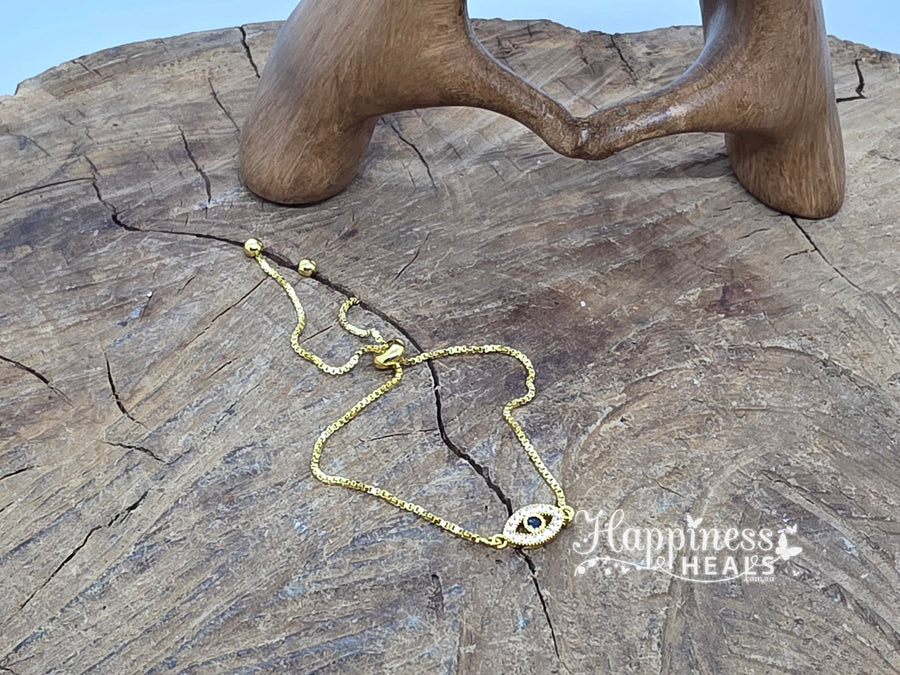 Evil Eye Gold Plated Bracelet