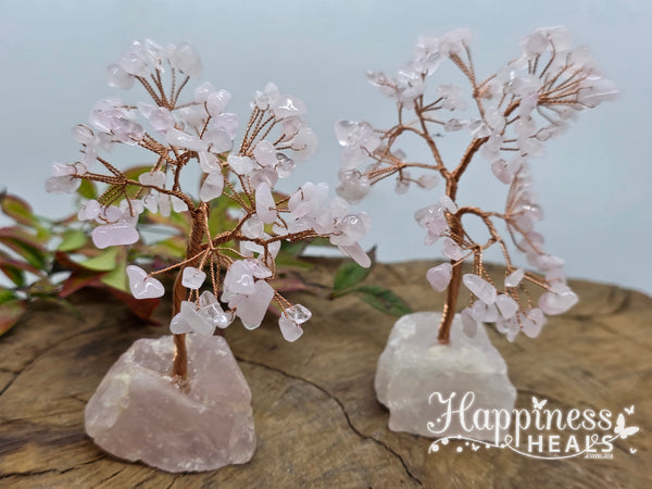 Rose Quartz Chip Tree