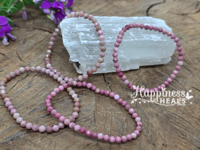Pink Opal Faceted Bracelet