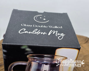 Cauldron Double Walled Glass Mug 🧙‍♀️☕