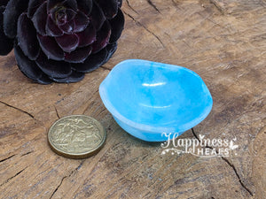 Blue Aragonite Bowl