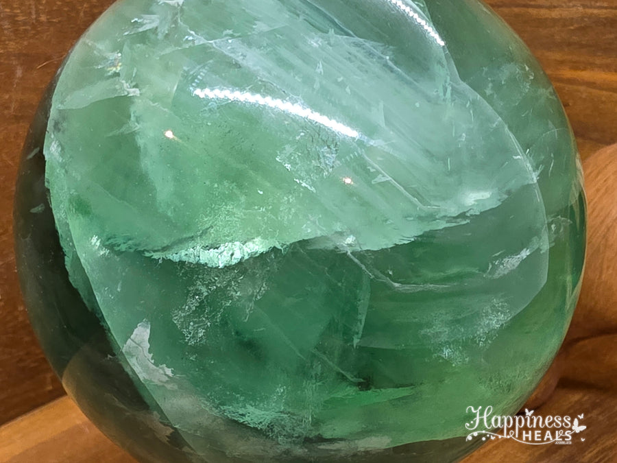 Green Fluorite Sphere