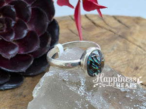 Boulder Opal Ring - Size: 6.5