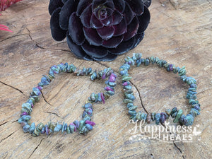 Ruby in Fuchsite Chip Bracelet