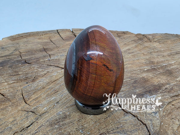 Red Tiger Eye Egg – Strength, Vitality & Grounded Confidence