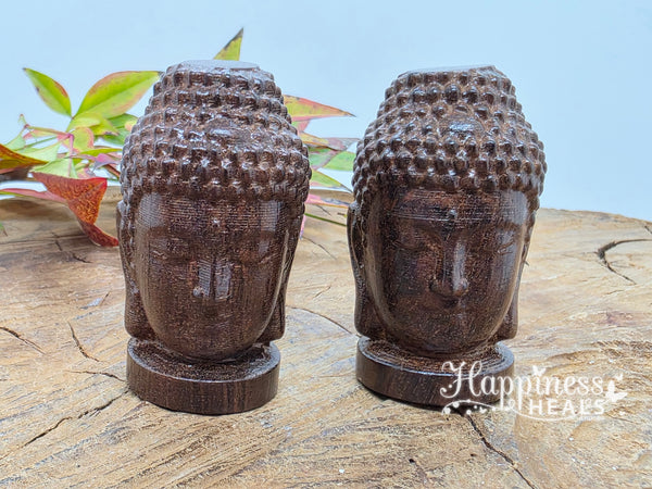 Wooden Buddha Head