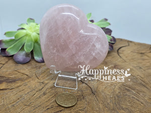 Rose Quartz Heart