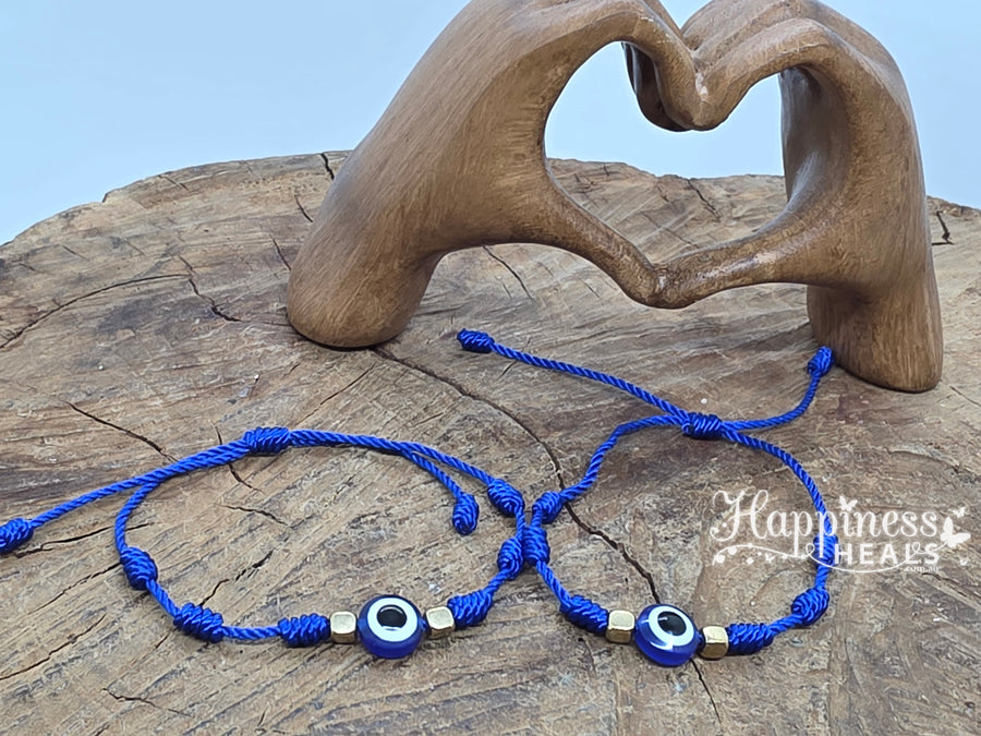 Pulsera Cotten Mano de Fátima con Ojo Maligno