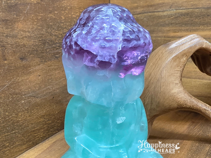 Fluorite Buddha