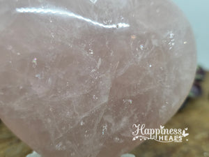 Rose Quartz Heart