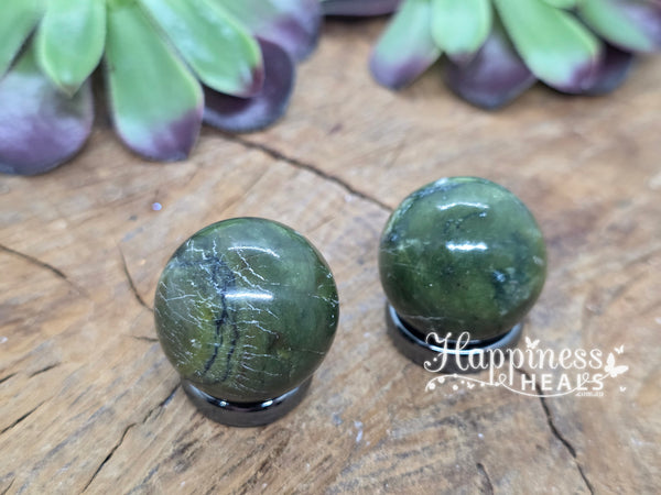 Nephrite Jade Spheres -30mm